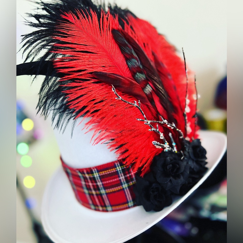 Tartan Steampunk Cosplay hat by The Mad Hattress